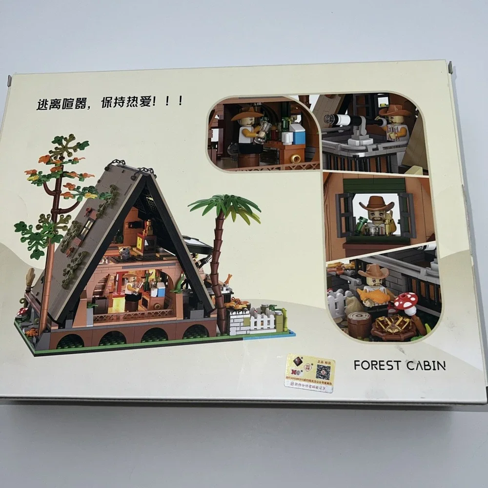NEW A-Frame Forest Cabin 6028 - High Quality Building Bricks Complete‎ Set